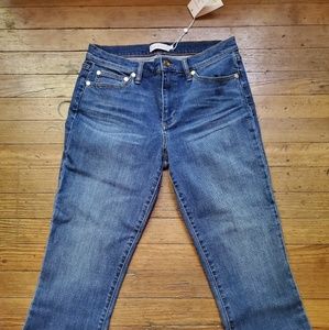 Tory Burch: Alana Super Cropped Jeans/Bright Blue